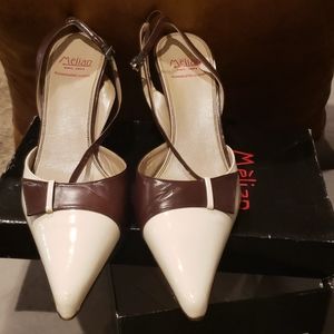 MADE IN SPAIN SOPHISTICATED LEATHER SOLE HEELS.